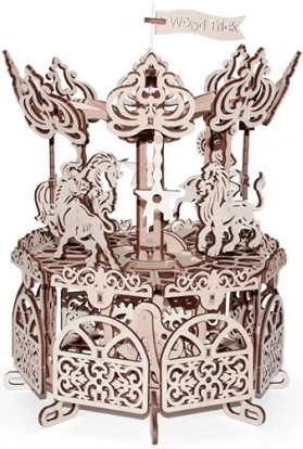 Puzzle 3D in legno WOOD TRICK Giostra