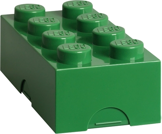 Scatola pranzo Lego verde scuro