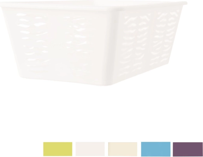 Cestino portaoggetti Zebra in plastica 30 × 20 × 11,1 cm (mix colori)