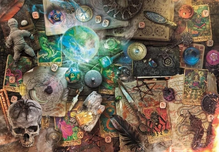 Puzzle CLEMENTONI Maleficium – artefatti occulti 1000 pezzi