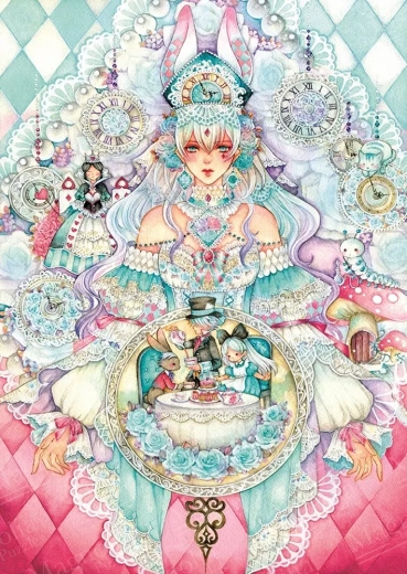 Puzzle con coniglio bianco 1000 pezzi MAGNOLIA