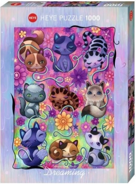 Puzzle 1000 pezzi Gatti di Ketner Jeramian