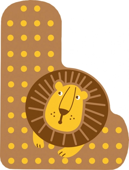 Small foot Lettera di legno L per bambini