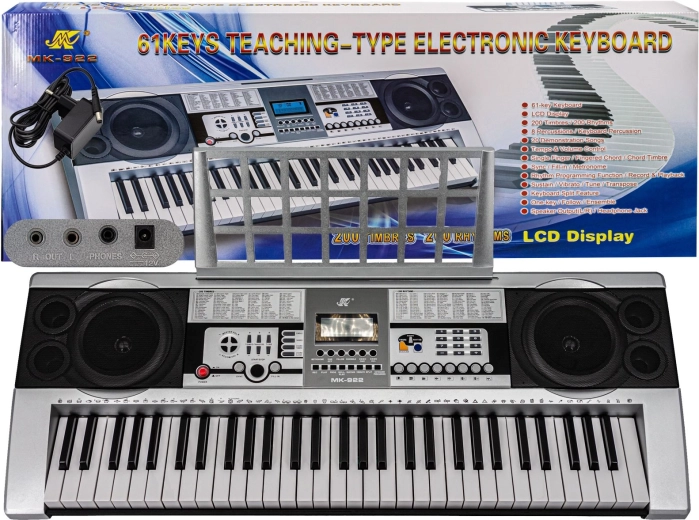 Tastiera elettronica MK-922 con display LCD e 61 tasti