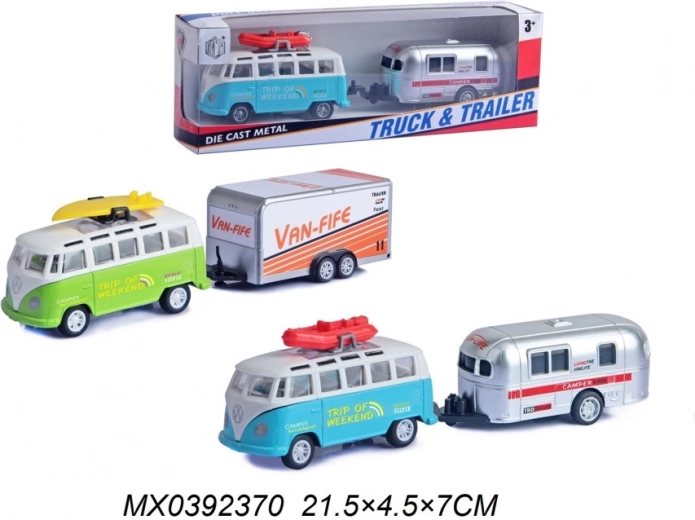 Minibus con rimorchio