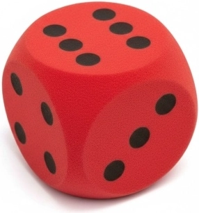 Dado da gioco in gommapiuma 15 × 15 × 15 cm