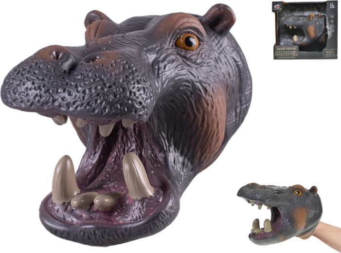 Burattino ippopotamo 18 cm
