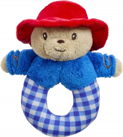 Sonaglio di peluche PADDINGTON per neonati – blu