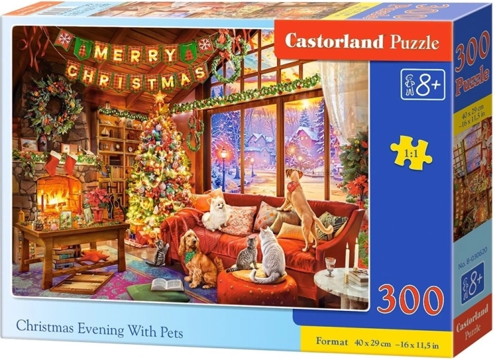 Puzzle Castorland “Serata della Vigilia con i cuccioli” 300 pezzi