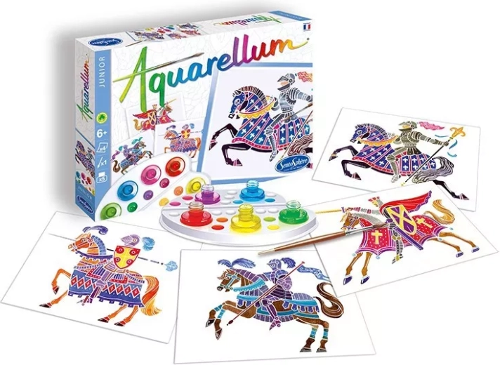 Sentosphere set creativo ad acquerello junior Cavalieri