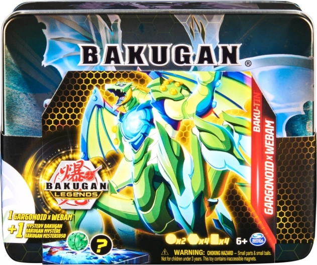 Bakugan Scatola di latta con Bakugan esclusivo S5