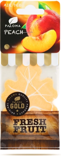 Profumatore per auto Paloma Gold Fresh Fruit Peach