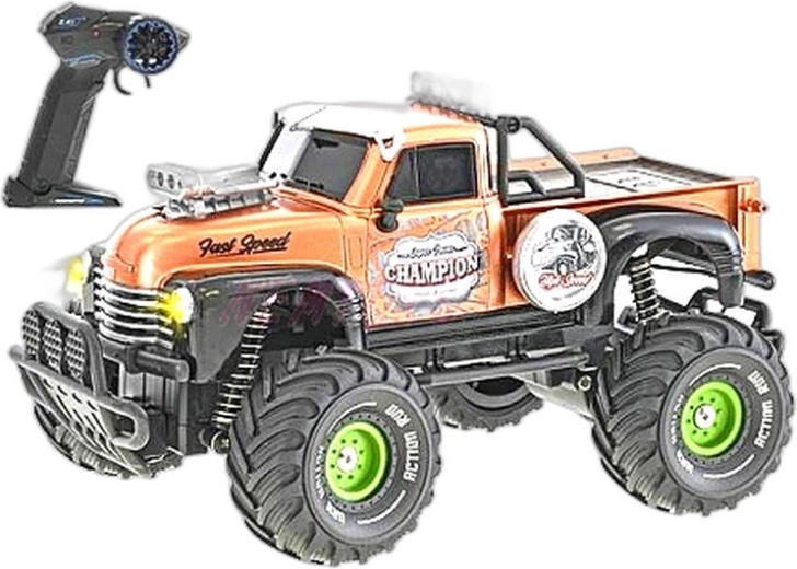 Auto RC fuoristrada telecomandata 1:18 con luce - 1 pezzo