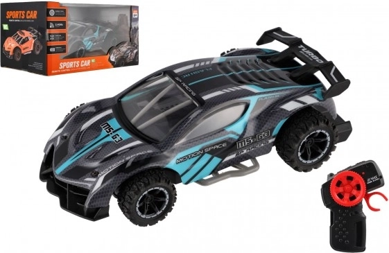 Auto sportiva RC 2,4 GHz 20 cm a batterie – Turchese