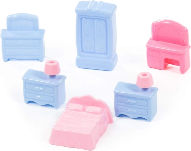 Mobili per casa delle bambole – set colorato da 6 pezzi