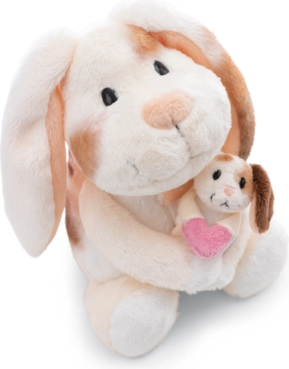 Coniglietto di peluche Nici con cucciolo little & me 20 cm