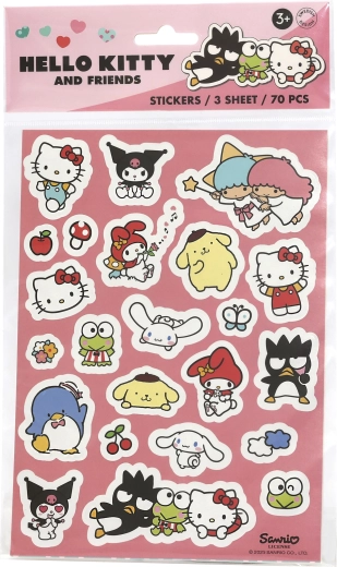 Set di adesivi Hello Kitty 70 pz