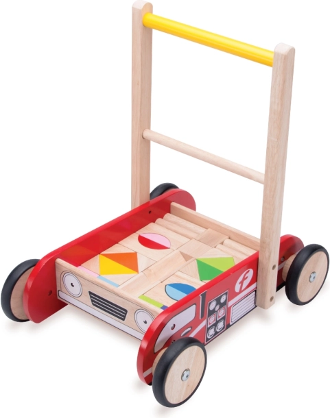 Girello in legno WONDERWORLD pompieri