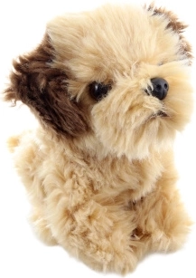 Cagnolino di peluche Shih‑tzu eco-friendly 15 cm