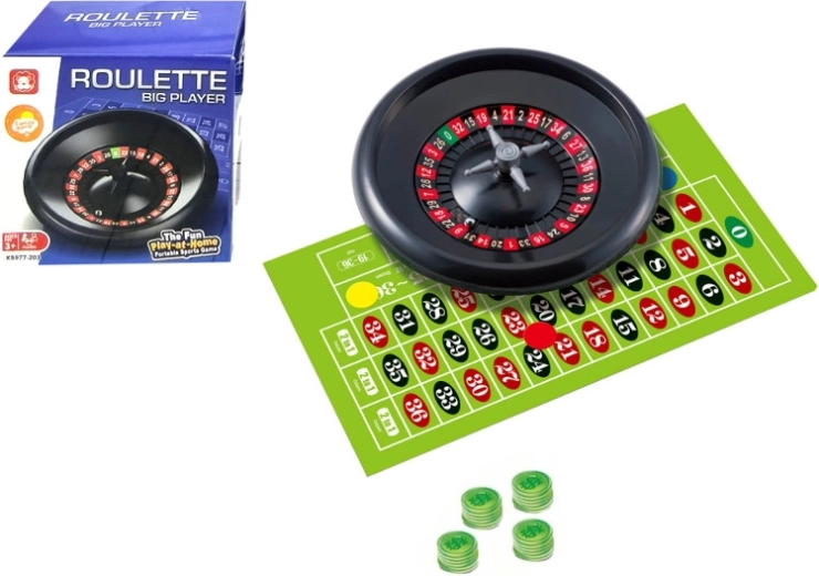 Roulette in scatola – mini roulette per famiglie