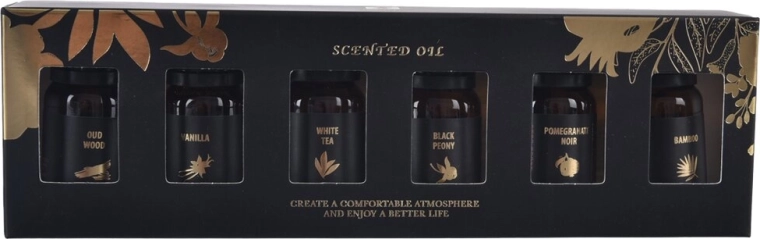 Set regalo di oli essenziali Black 6×10 ml
