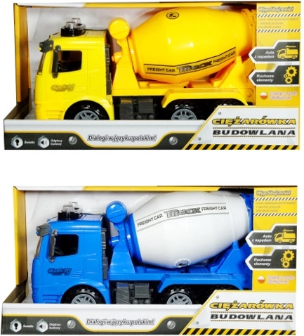 Veicolo da cantiere con modulo sonoro in polacco - 1 pezzo