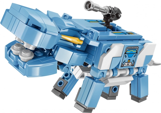 Qman Crystal Hippo – ippopotamo robotico set di costruzione