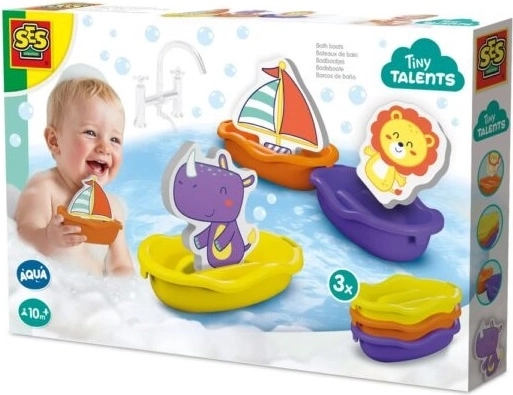 SES Barchette colorate da bagno – animaletti safari
