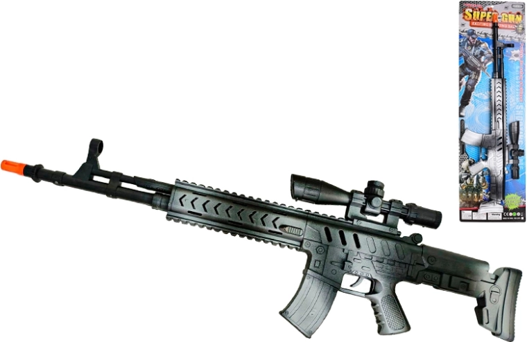 Mitraglietta giocattolo a inerzia 68 cm