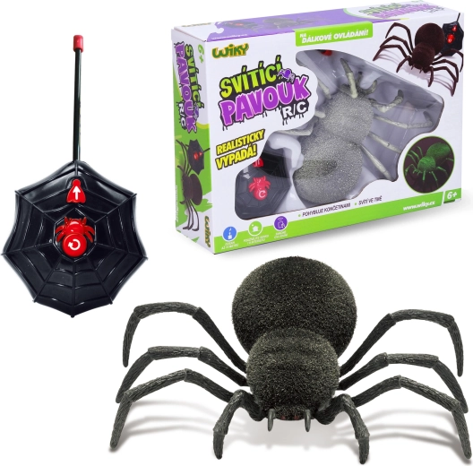 Ragno RC luminoso al buio 20 cm – confezione ceca