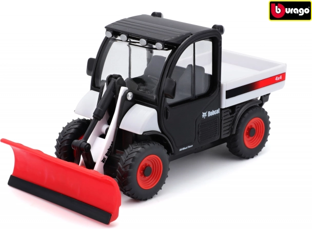 Bburago Farmland Bobcat Toolcat con lama da neve 10 cm