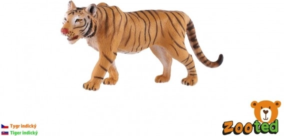 Figura di tigre in plastica – modello realistico 13,5 cm