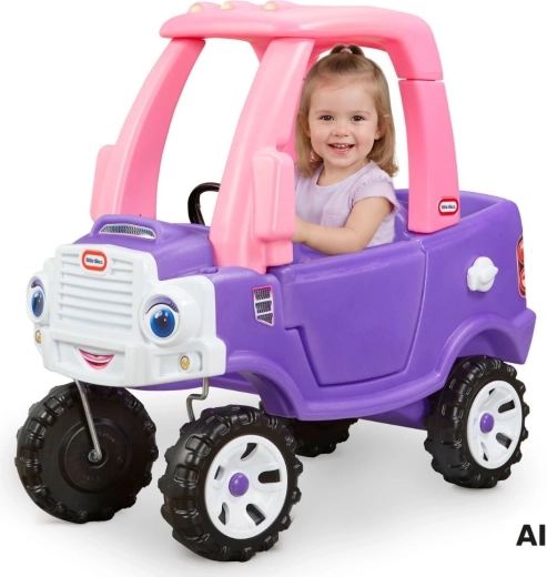 Little Tikes cavalcabile per bambini auto off-road rosa-viola