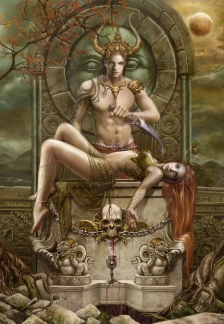 puzzle grafica eclissi lunare 1000 pezzi