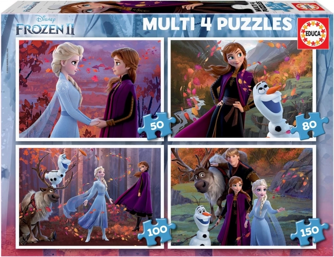 Educa Puzzle Frozen 2, 4v1