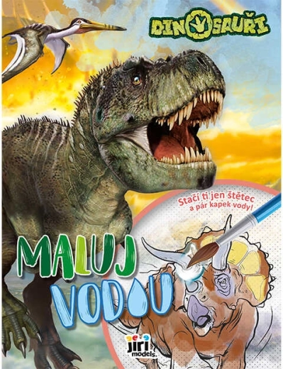 Dipingi con l’acqua A4 dinosauri