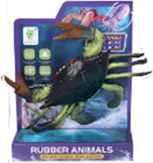 Granchio di gomma 13 cm – allegro giocattolo per il bagno e il giardino