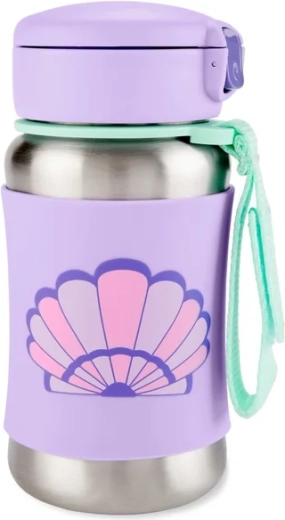 Spark Style SS Bottiglia arcobaleno con cannuccia