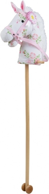 Cavallo rosa su bastone Bigjigs Toys