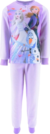 Pigiama in pile per bambini Frozen di colore viola chiaro