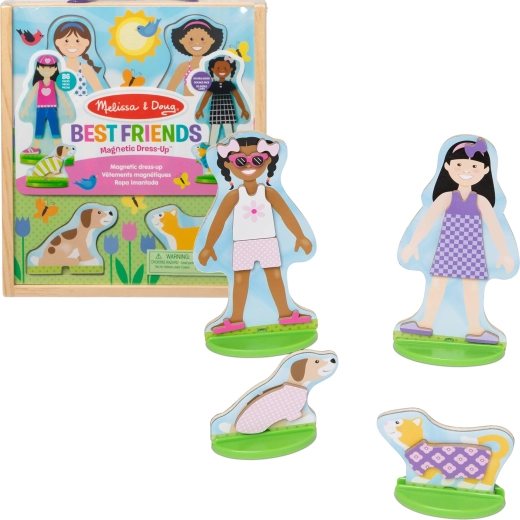 Bambole magnetiche da vestire Melissa & Doug Best Friends