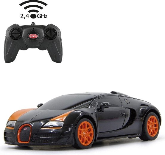 Auto RC Bugatti Grand Sport Vitesse 1:24 nera