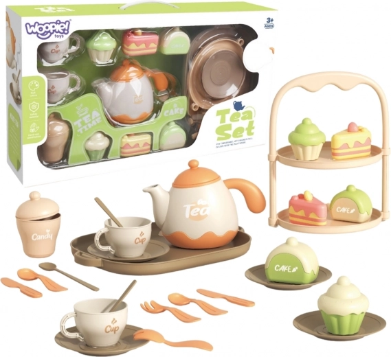 set da tè e dessert woopie per bambini 25 pz