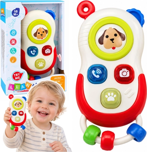 Telefono interattivo per bambini con luci e suoni 18m+ - 1 pezzo