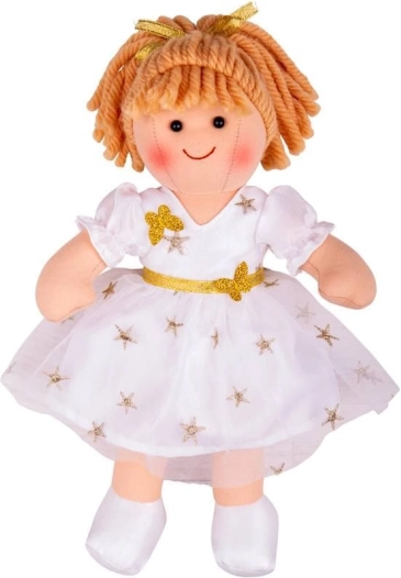 Bigjigs Toys bambola di stoffa Charlotte 28 cm