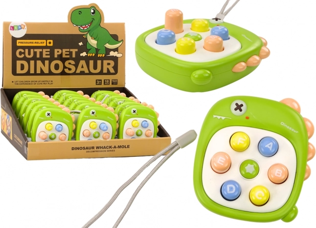 Gioco interattivo con lettere - Dinosauro verde