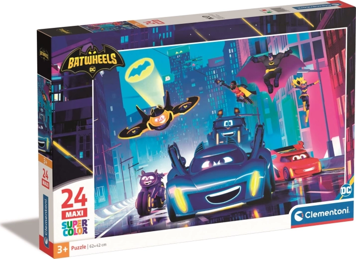 Puzzle Batwheels 24 Maxi Pezzi