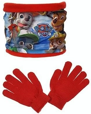 Scaldacollo e guanti Paw Patrol