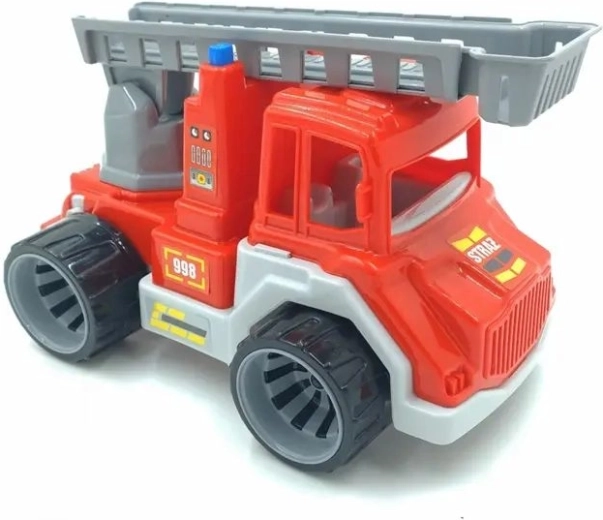 Camion dei pompieri Bączek con scala estensibile