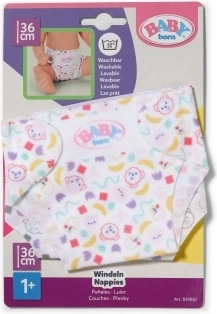 BABY born pannolini in stoffa doppia confezione per bambole 36 cm